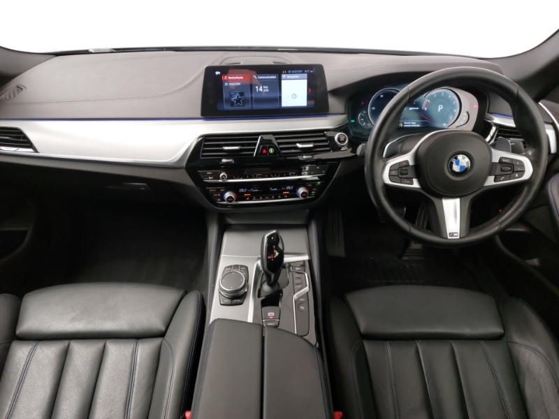 BMW 5 Series 530E M Sport NL18CZB Black #3