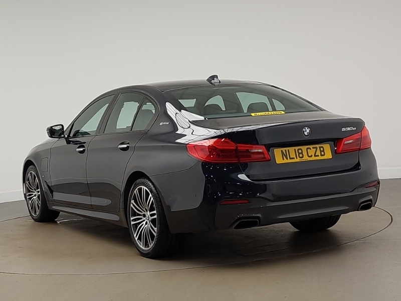 BMW 5 Series 530E M Sport NL18CZB Black #2