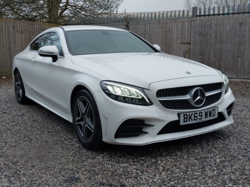 Mercedes-Benz C Class C200 Amg Line 9G-tronic White