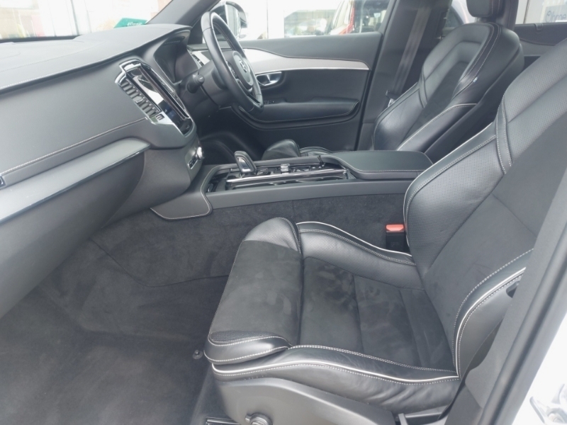 Volvo XC90 2.0 B5d 235 R Design Awd Geartronic SL21FJZ White #5