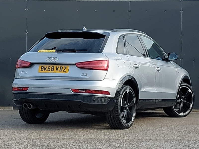 Audi Q3 2.0 Tdi Quattro Black Edition BK68KBZ Silver #2
