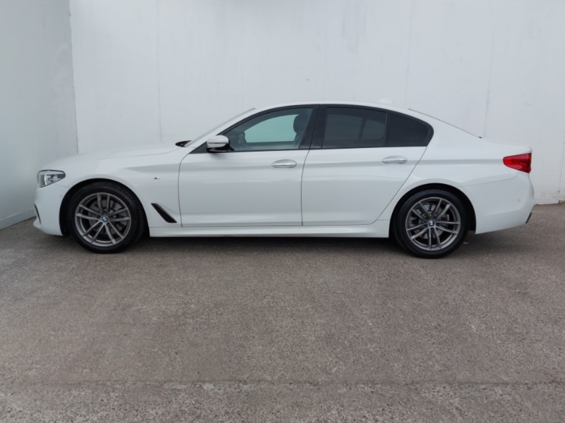 BMW 5 Series 520I M Sport PL68UDS White #4