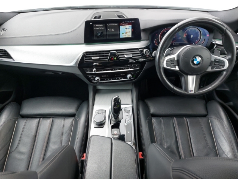 BMW 5 Series 520I M Sport PL68UDS White #3
