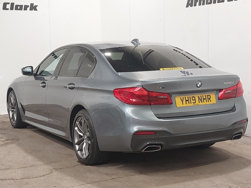 BMW 5 Series 520D Xdrive M Sport YH19NHR Blue #2