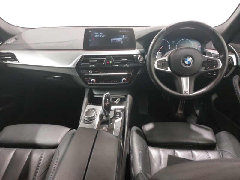 BMW 5 Series 520D Xdrive M Sport YH19NHR Blue #3
