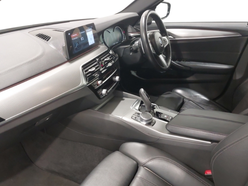 BMW 5 Series 520D Xdrive M Sport LV67XVA Black #5