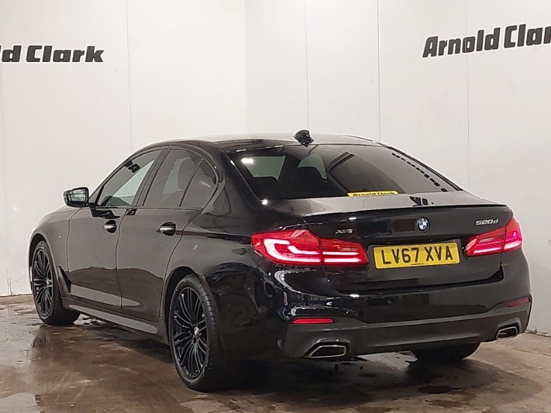 BMW 5 Series 520D Xdrive M Sport LV67XVA Black #2
