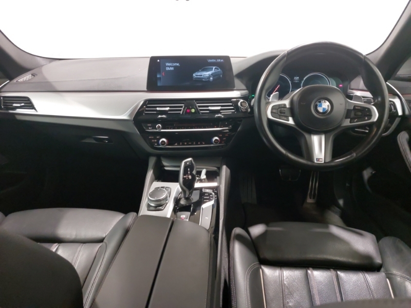 BMW 5 Series 520D Xdrive M Sport LV67XVA Black #3