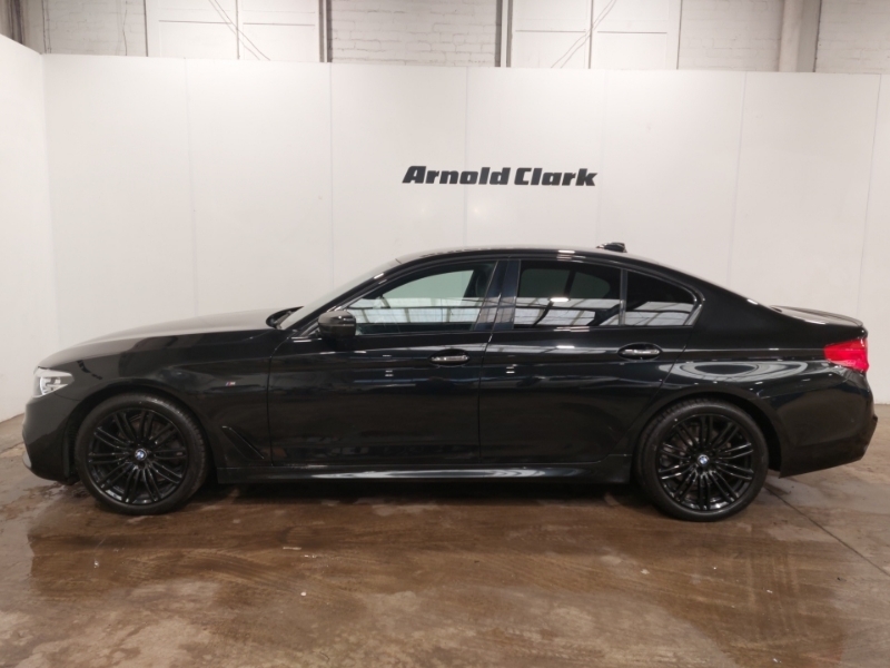 BMW 5 Series 520D Xdrive M Sport LV67XVA Black #4
