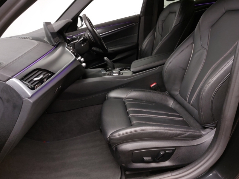 BMW 5 Series 530D Xdrive Mht M Sport SW22CFZ Black #5