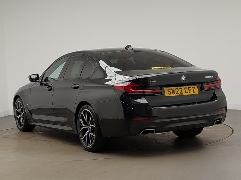 BMW 5 Series 530D Xdrive Mht M Sport SW22CFZ Black #2