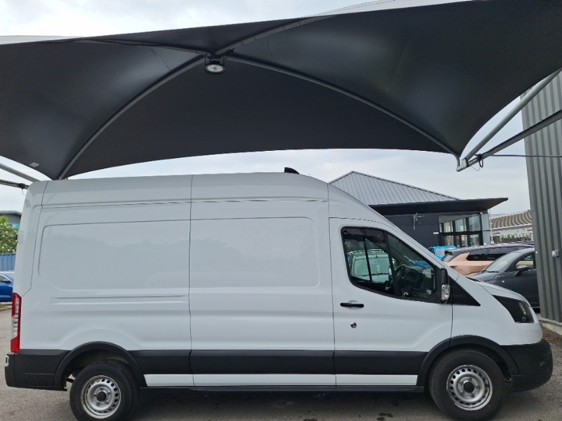Ford Transit Custom 2.0 Ecoblue Hybrid 130Ps H3 Leader Van WO23FNJ White #4