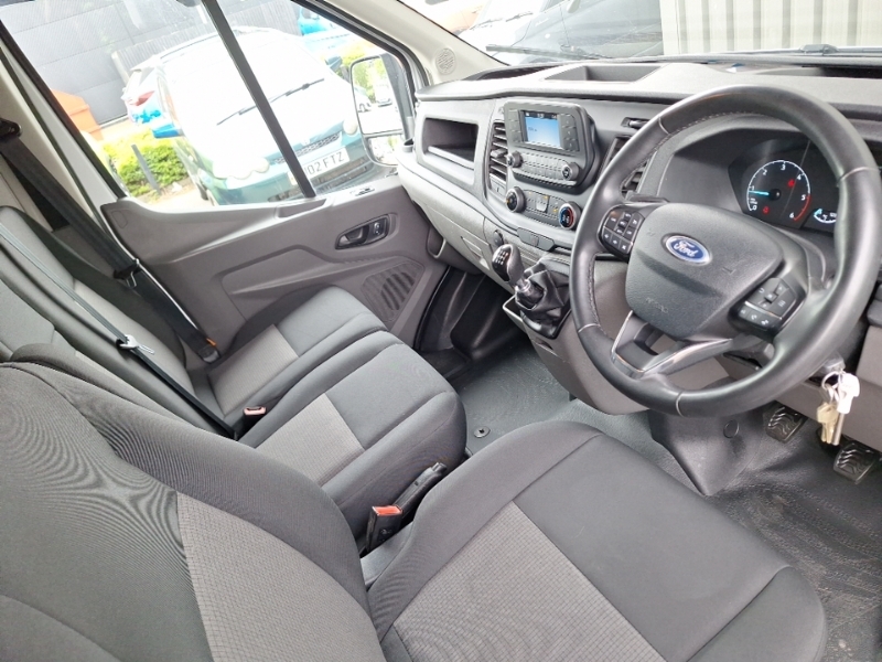 Ford Transit Custom 2.0 Ecoblue Hybrid 130Ps H3 Leader Van WO23FNJ White #3