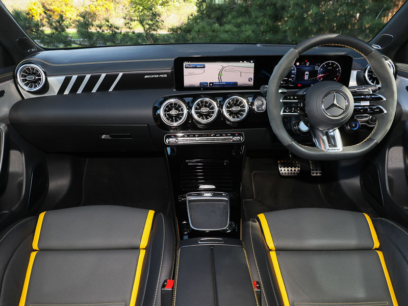 Mercedes-Benz A Class A45 S 4Matic Plus SY24YHR Black #3