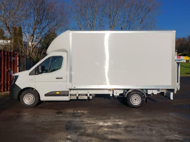 Renault Master Ll35dci 150 Advance Lrf Luton Box Van Tail Lift White #3