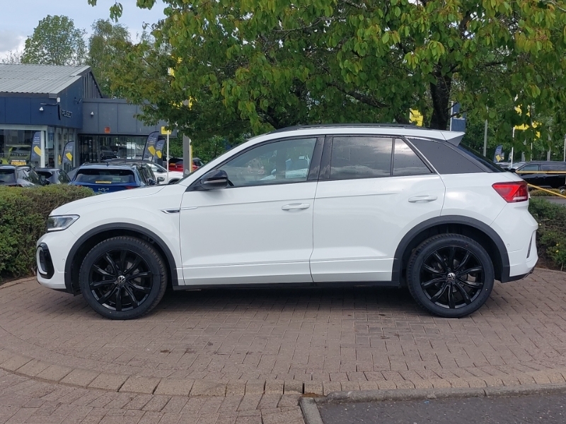 Volkswagen T-Roc 1.5 Tsi R-line Dsg SR72HKF White #4