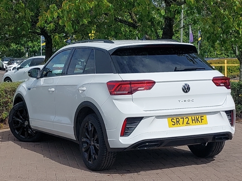 Volkswagen T-Roc 1.5 Tsi R-line Dsg SR72HKF White #2