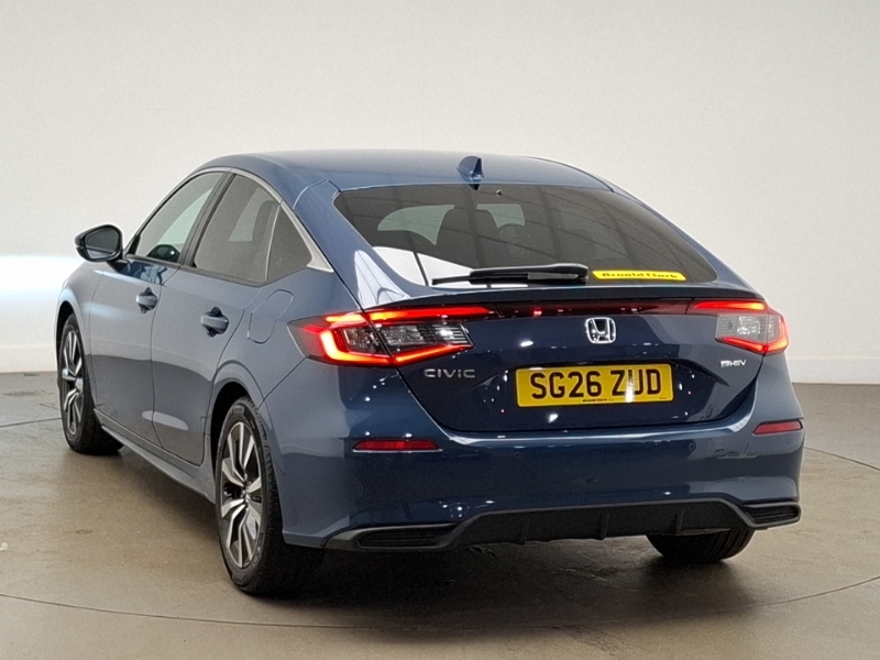 Honda Civic 2.0 Ehev Elegance Cvt Blue #2