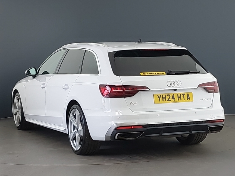 Audi A4 40 Tfsi 204 S Line S Tronic YH24HTA White #2