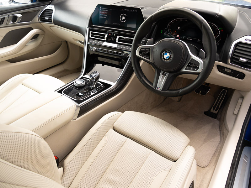 BMW 8 Series 840D Xdrive PV19NVC Blue #3