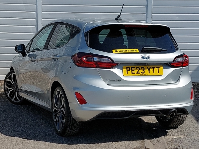 Ford Fiesta 1.0 Ecoboost St-line X PE23YTT Silver #2