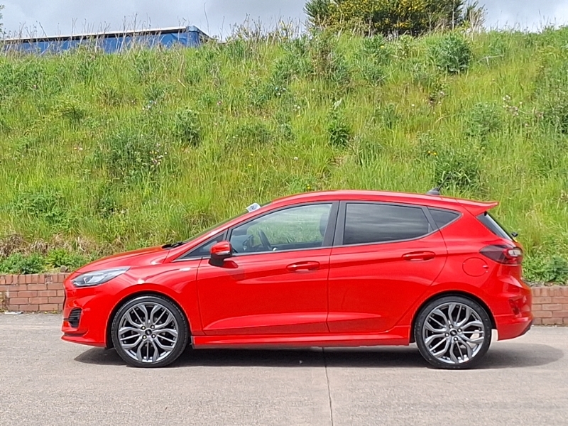 Ford Fiesta 1.0 Ecoboost Hybrid Mhev 125 St-line X SP23KUV Red #4