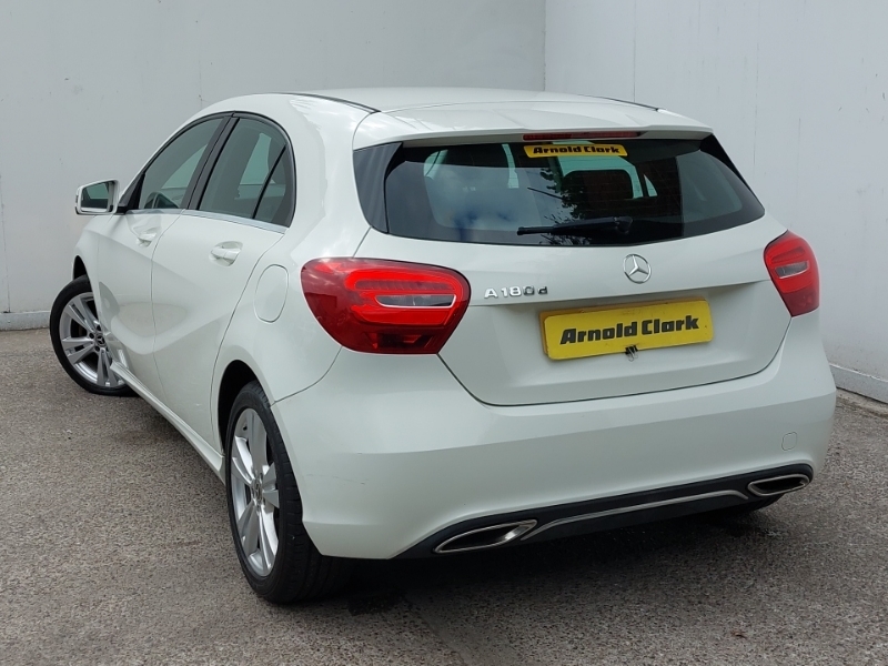 Mercedes-Benz A Class A180d Sport FE67NXV White #2