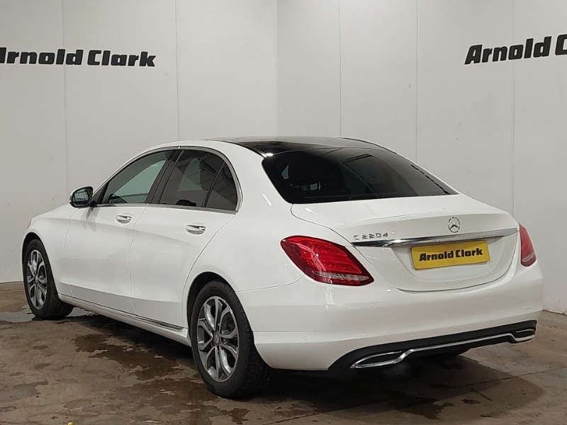 Mercedes-Benz C Class C220d Sport Premium White #2
