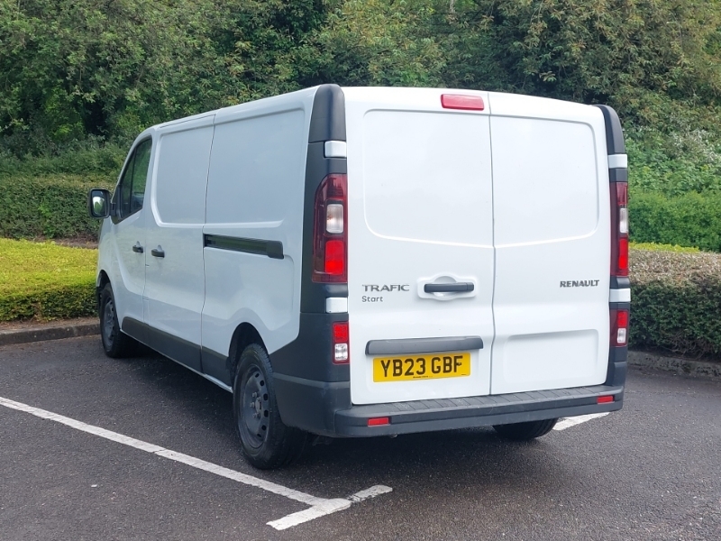 Renault Trafic Ll30 Blue Dci 130 Start Van YB23GBF White #2