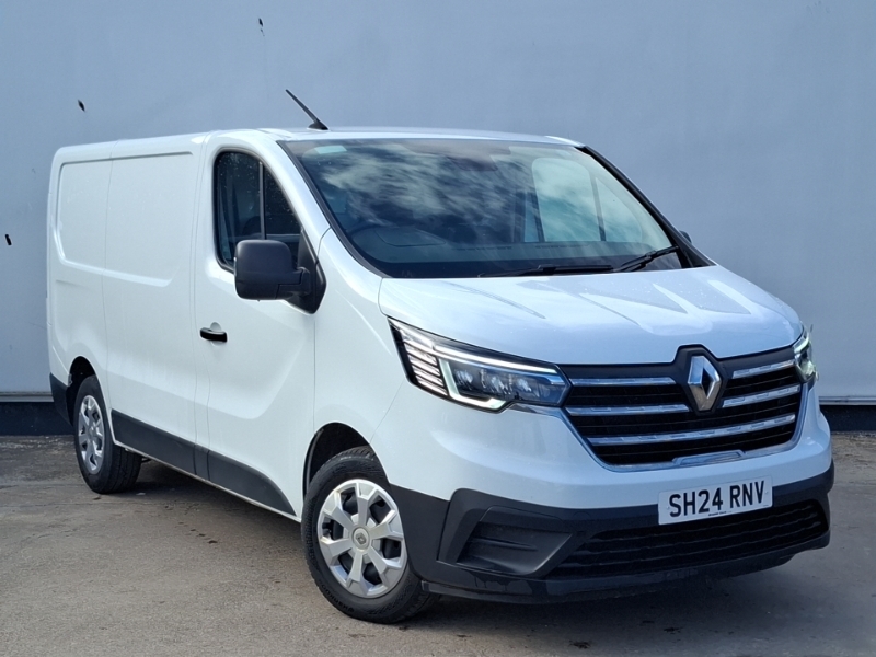 Renault Trafic Sl30 Blue Dci 130 Advance Van White