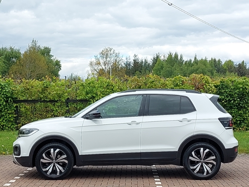 Volkswagen T-Cross 1.0 Tsi 110 Black Edition Dsg YB73NMF White #4