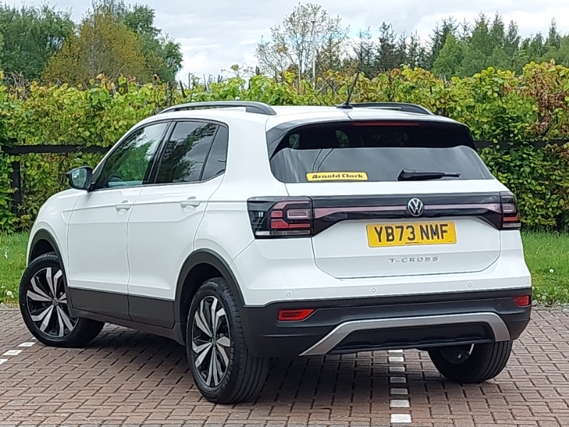 Volkswagen T-Cross 1.0 Tsi 110 Black Edition Dsg YB73NMF White #2
