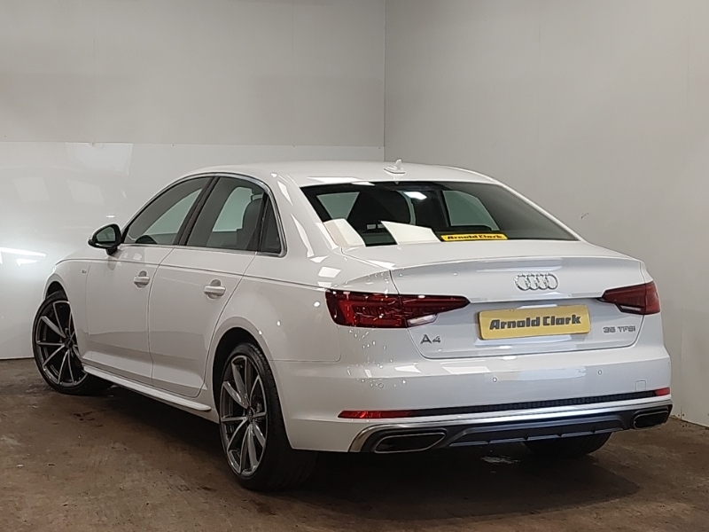 Audi A4 35 Tfsi S Line KU69ZWV White #2