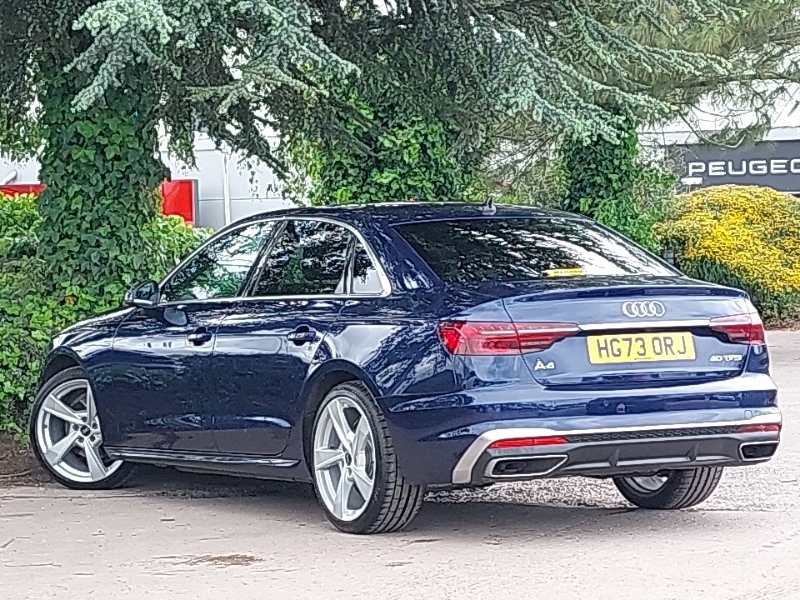 Audi A4 40 Tfsi 204 S Line S Tronic HG73ORJ Blue #2