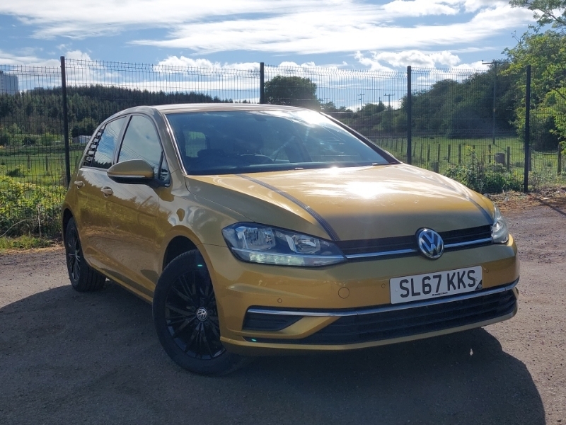Volkswagen Golf 2.0 Tdi Se Yellow