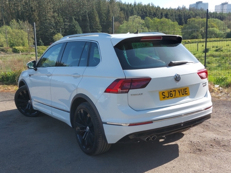 Volkswagen Tiguan 2.0 Tdi 150 4Motion R-line Dsg SJ67YUE White #2