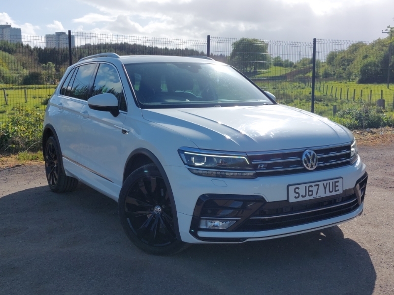 Volkswagen Tiguan 2.0 Tdi 150 4Motion R-line Dsg White