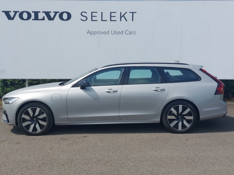 Volvo V90 2.0 T6 350 Phev Plus Dark Awd SM25NUY Silver #4