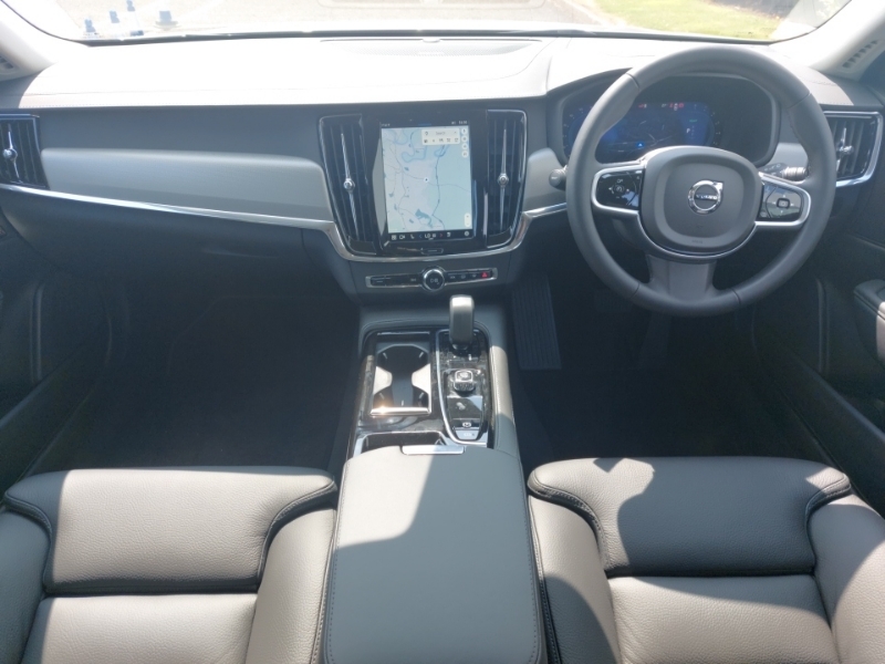 Volvo V90 2.0 T6 350 Phev Plus Dark Awd SM25NUY Silver #3