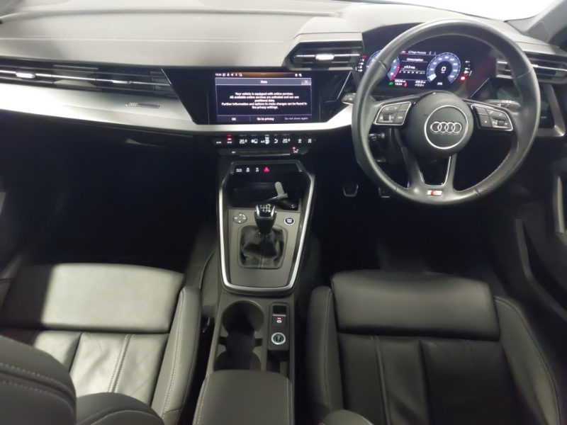 Audi A3 30 Tfsi S Line SE23VRF Black #3