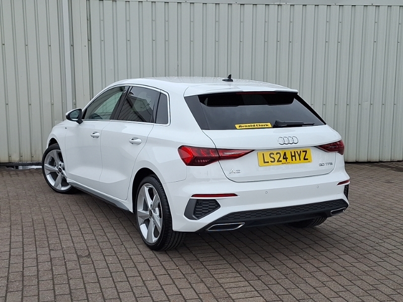 Audi A3 30 Tfsi S Line LS24HYZ White #2