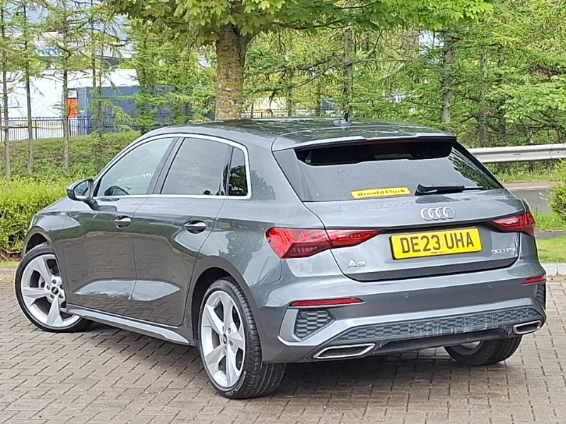 Audi A3 30 Tfsi S Line S Tronic DE23UHA Grey #2