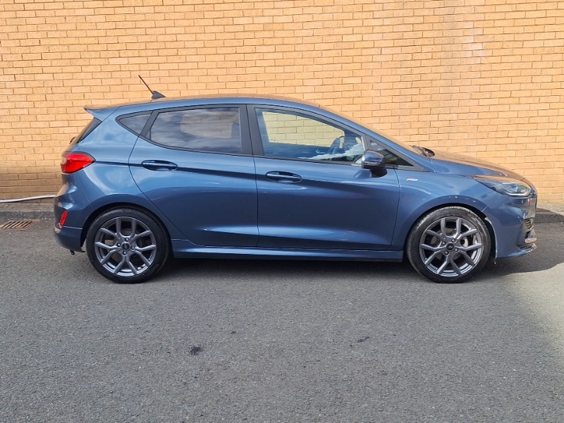 Ford Fiesta 1.0 Ecoboost Hybrid Mhev 125 St-line ML23OYP Blue #4