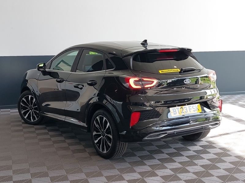 Ford Puma 1.0 Ecoboost Hybr Mhev 155 St-line Vignale Dct BT23FSK Black #2