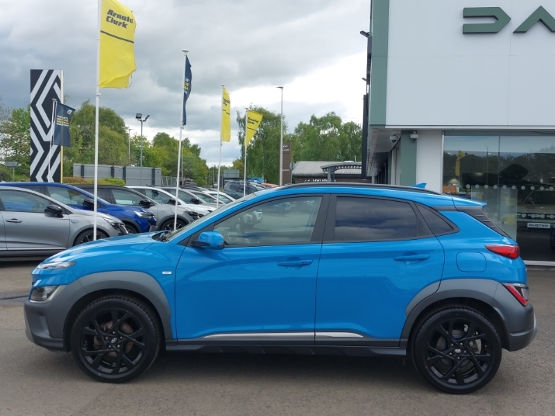 Hyundai Kona 1.0 Tgdi 48V Mhev Premium SO22FUF Blue #4