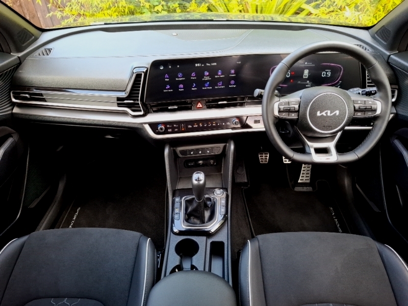 Kia Sportage 1.6T Gdi Isg Gt-line AJ23FSK Black #3