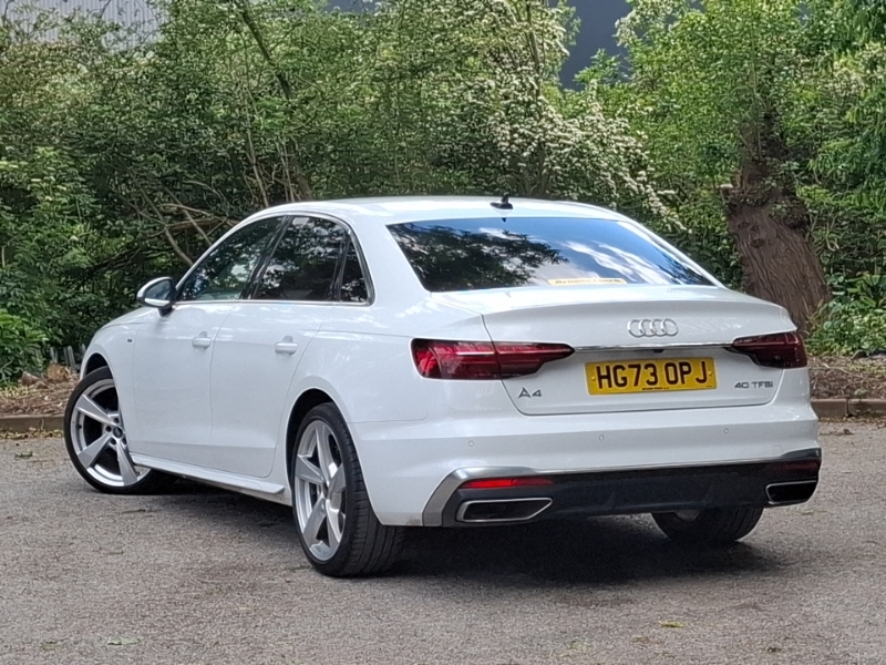 Audi A4 40 Tfsi 204 S Line S Tronic HG73OPJ White #2