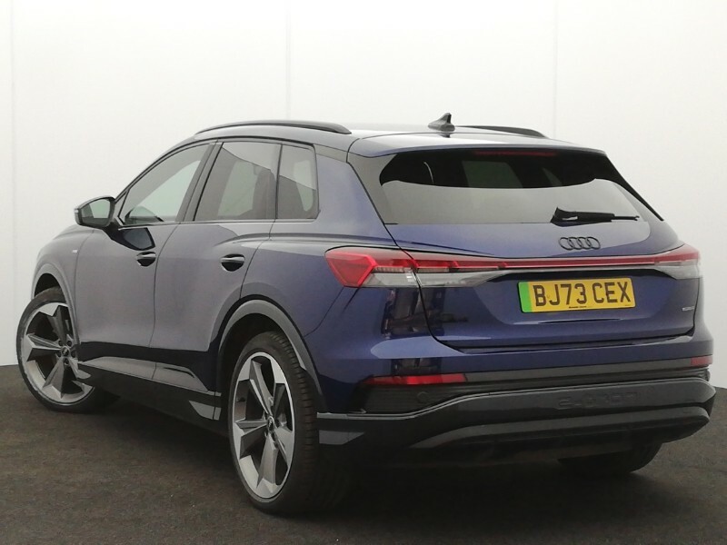 Audi Q4 E Tron 220Kw 50 Quattro 82Kwh Black Edition BJ73CEX Blue #2