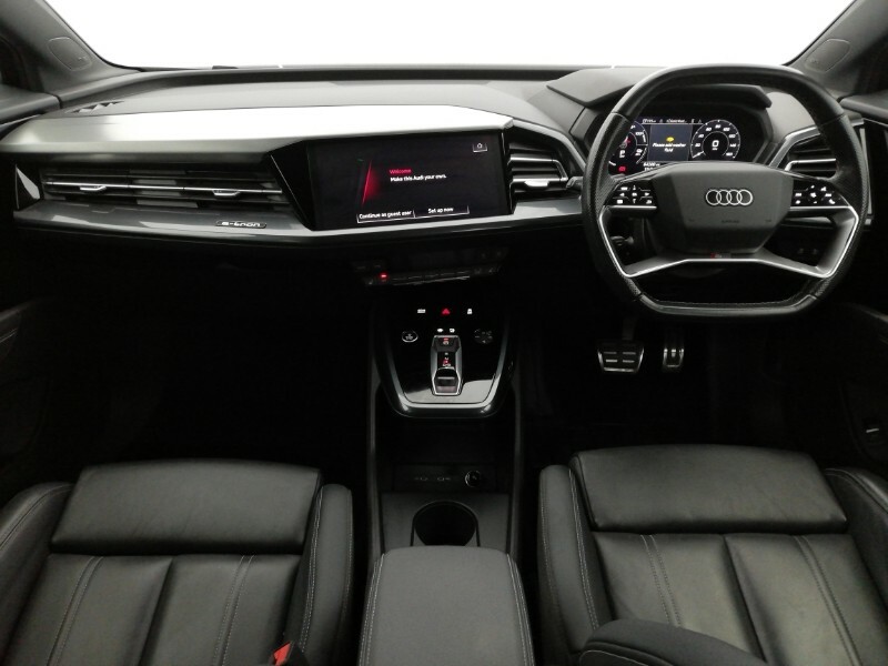 Audi Q4 E Tron 220Kw 50 Quattro 82Kwh Black Edition BJ73CEX Blue #3