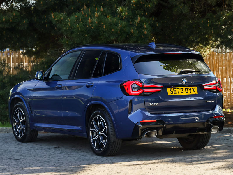 BMW X3 Xdrive20d Mht M Sport Step SE73OYX Blue #2